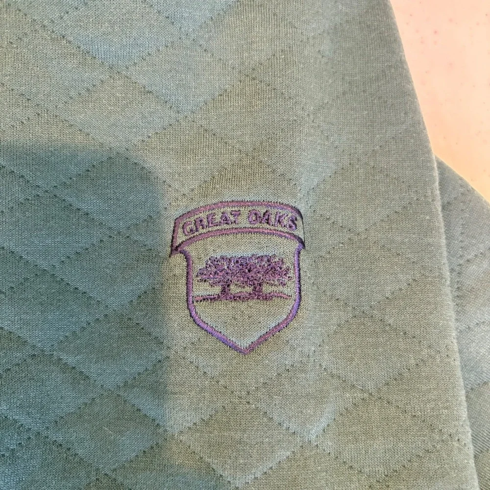 Holderness & Bourne The Sullivan Quilted Pullover XXL Pine Navy Golf Pullover